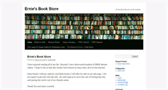 Desktop Screenshot of erniesbookstore.com